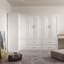 Garde-robe d'angle en forme de L