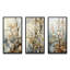 3 pièces sur toile - Sycamore symphonique arbre gris beige-1249119296-1249119297
