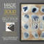 «Tile Serenity Fragments I», reproduction encadrée - bois massif-1735135308-1735135311