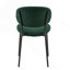 Ensemble de chaises de salle à manger en tissu Boucle, chaises de salle à manger de style moderne Mid-Century-574318349-574318348