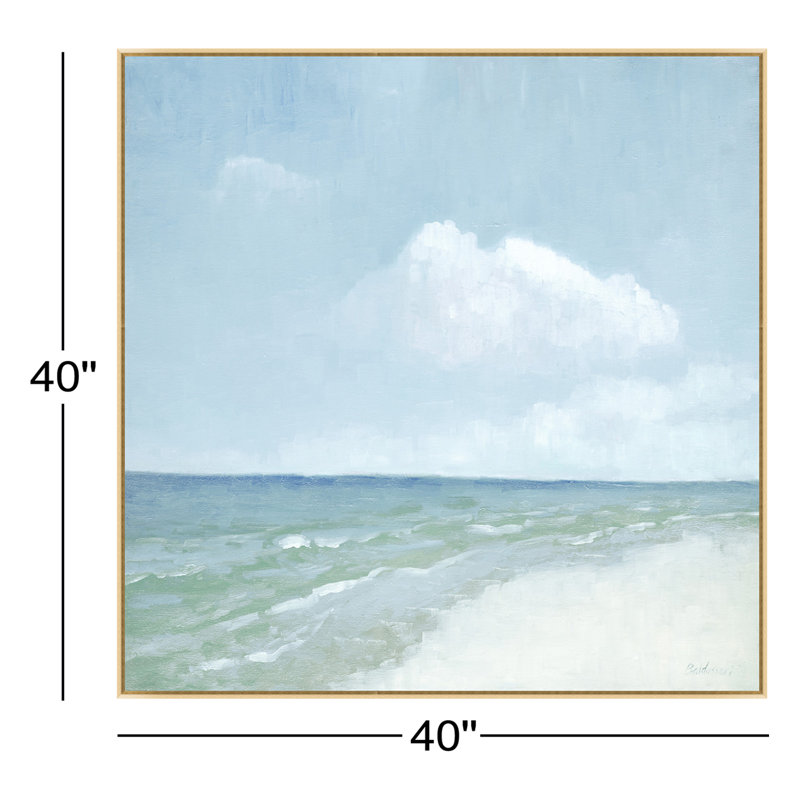 Day Dreaming - Peinture sur toile à cadre flottant