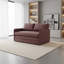 Causeuse-lit rembourrée en tissu moderne et moderne, parfaite pour les sièges confortables et les chambres d'amis dans des espaces compacts.