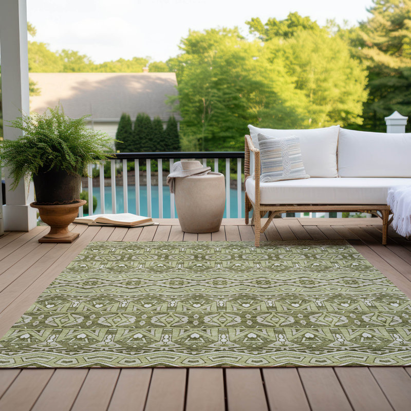 Tapis intérieur / extérieur Maliana, Rectangulaire 3 pi x 5 pi