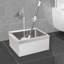 Lavabo commercial en acier inoxydable