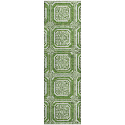 Premium Machine Washable Elize AMF1451 Geometric Rug