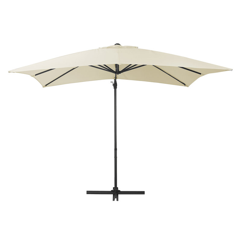 Monza 250cm Cantilever Parasol, Burgundy, Black