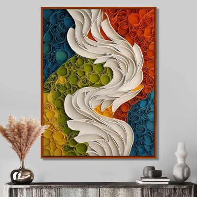 Oras Biomorphism Earth Rhythm In Chaos V - Abstraction lyrique, art mural