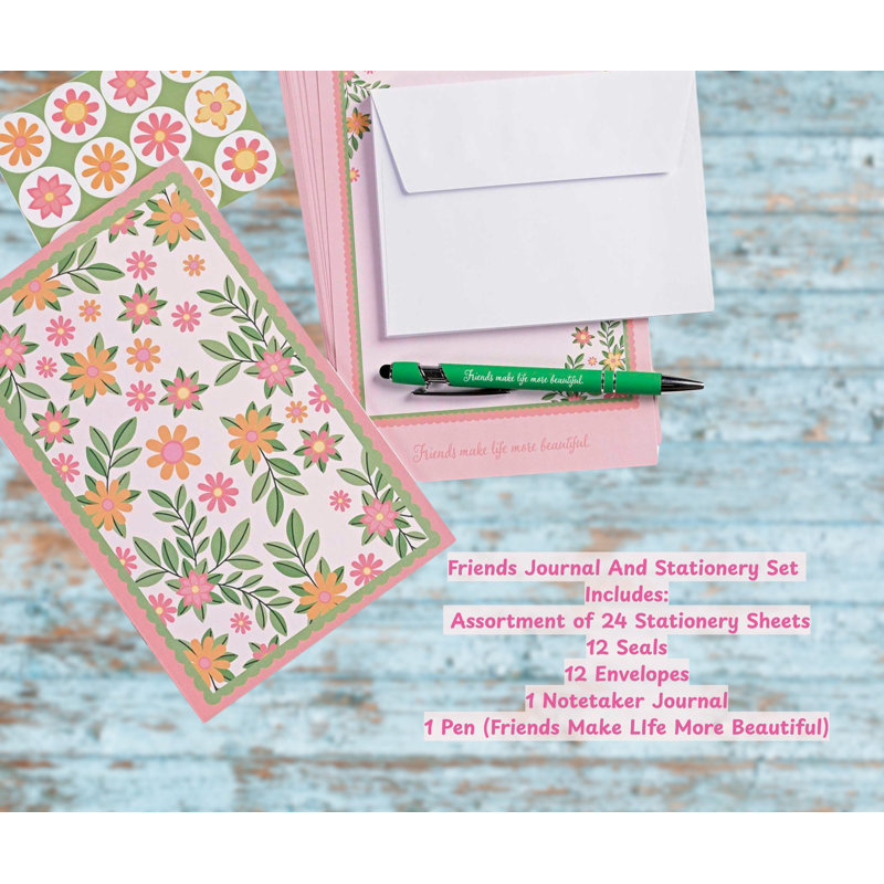 Journal Stationery Set Friends Make Life