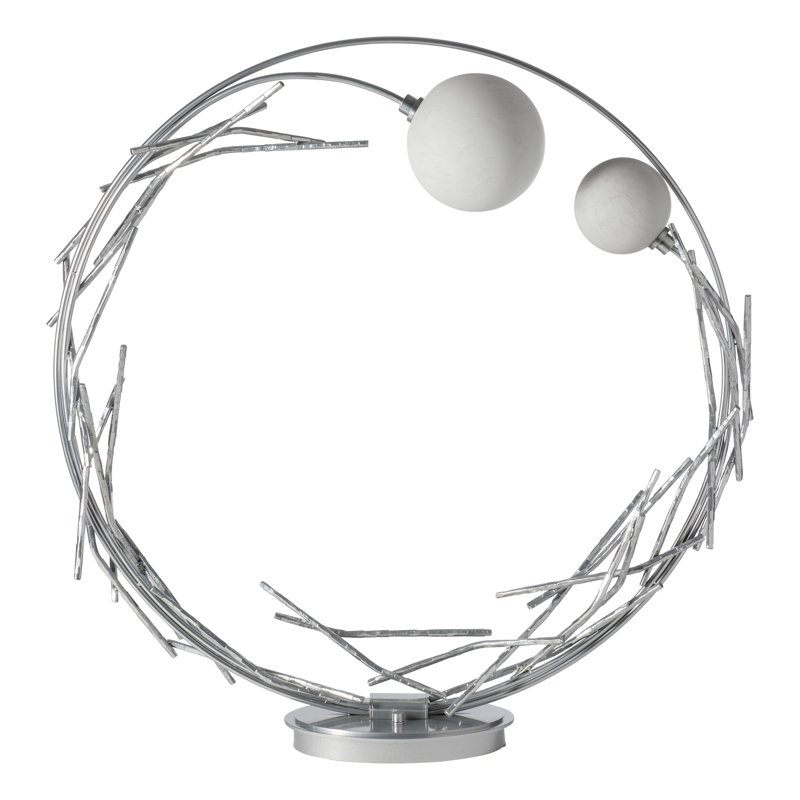 Lampe anneau Brindille, Argenté
