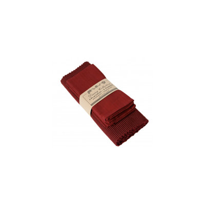 Ensemble 8 pièces de table de bout et de serviettes en coton