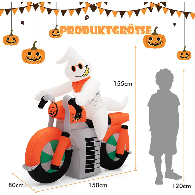 The Seasonal Chest Inflatable Halloween Ghost Halloween Decoration