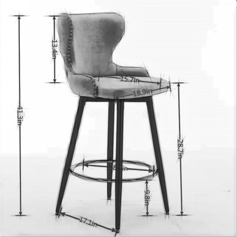 Chaise d'appoint Highbridge, Orange