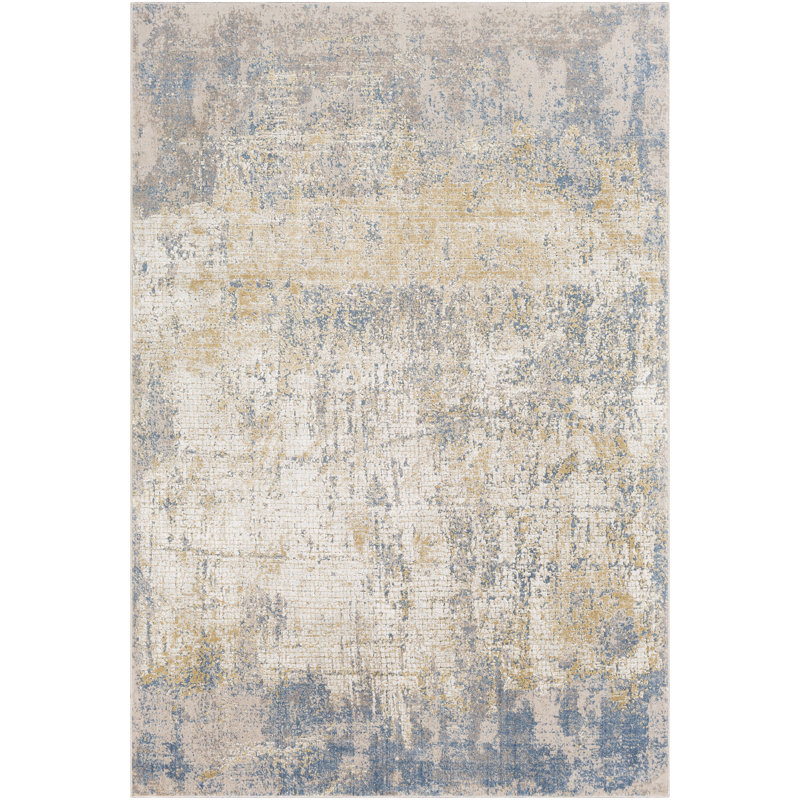 Omaha Abstract Camel Area Rug, Rectangle 6'7" x 9'6"
