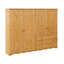 Rolla 4 Door Solid Wood Wardrobe-28040482