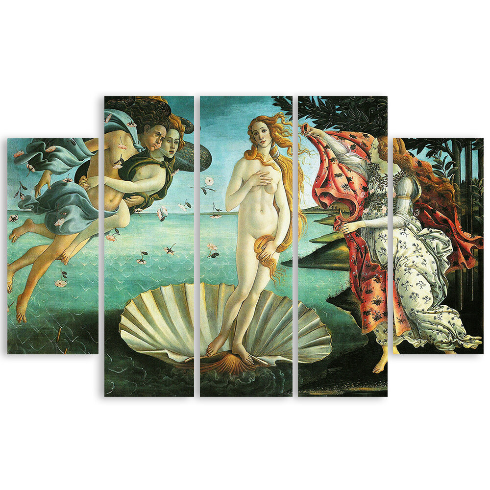 Lady Venus Paint by Numbers - The Birth of Venus - Sandro