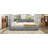 Full Size L-Shaped Corduroy Daybed Upholstered Daybed-763560026
