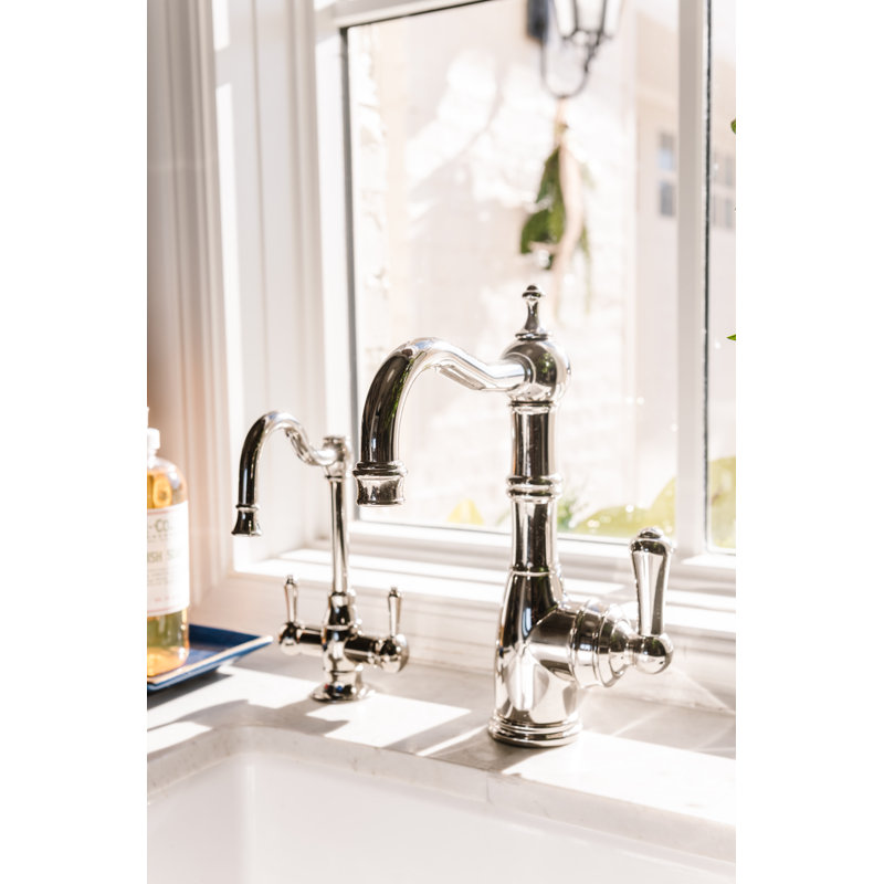 Edwardian Single Handle Kitchen Faucet, English Bronze