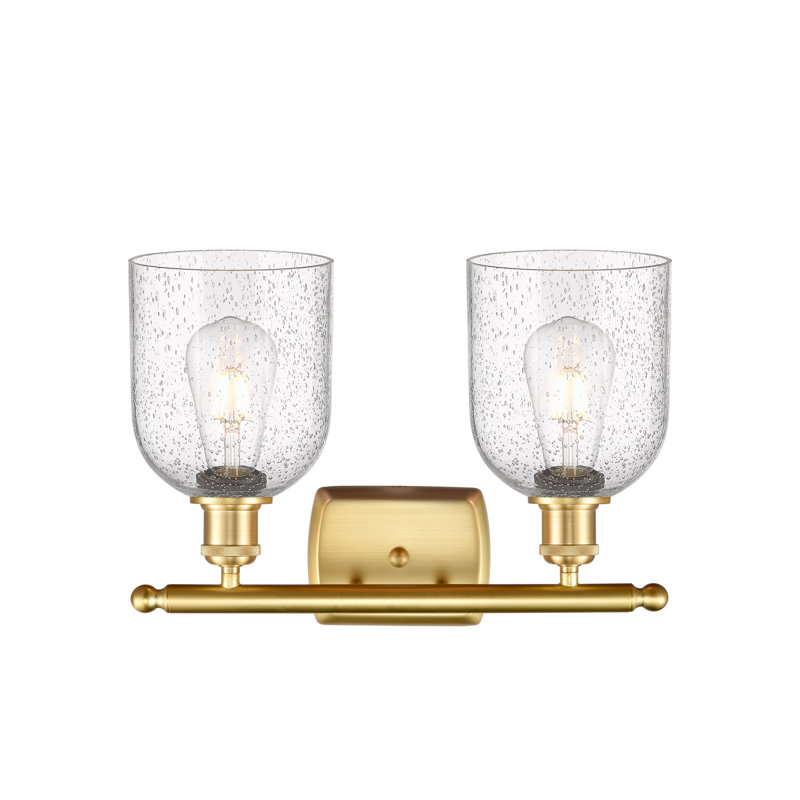Allysson 2 - Light Dimmable Vanity Light, Seedy, Satin Gold