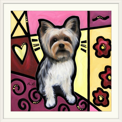 Dunadry " Yorkshire Terrier Pop Art " Graphic Art Print