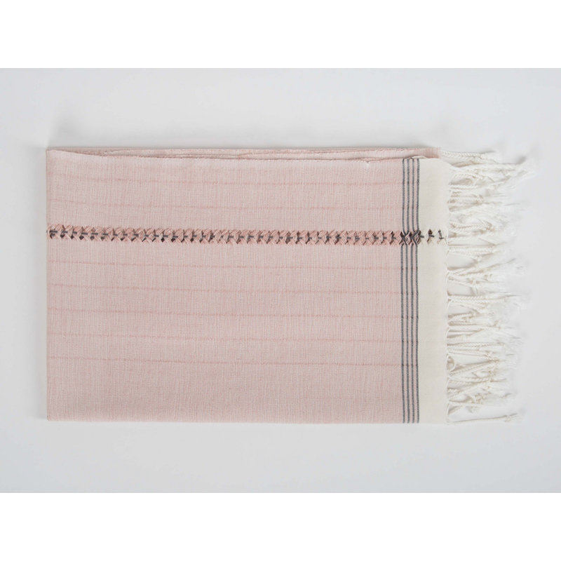 Serviette de plage Sharpe 100% coton, Rose