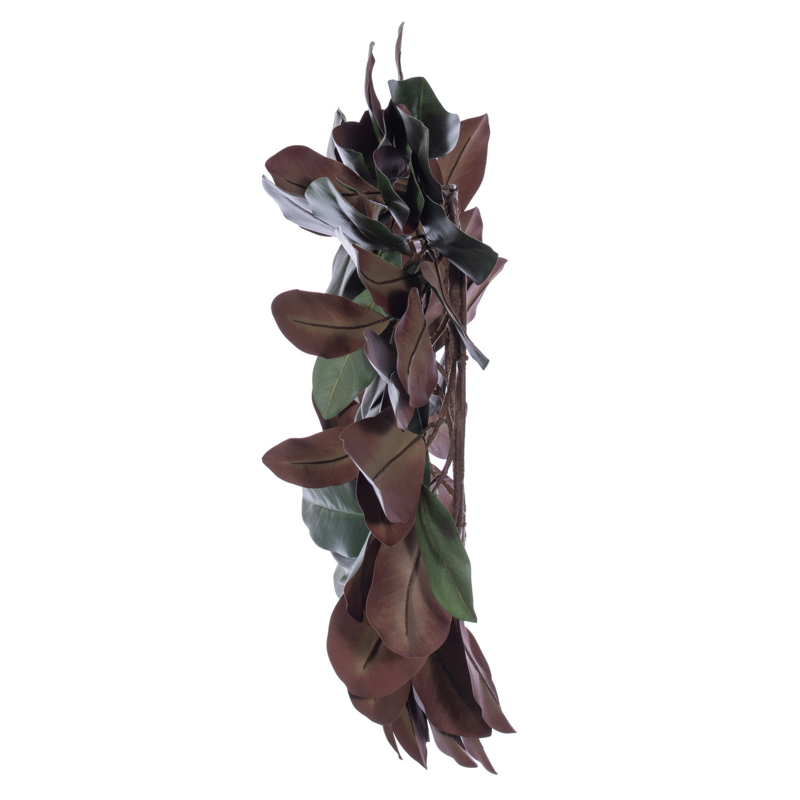 Faux Magnolia Plastic Wreath, 28"