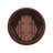 Classic Deck Rail Traditional Plastic Indoor/Outdoor Round Planter-145363522-219984326