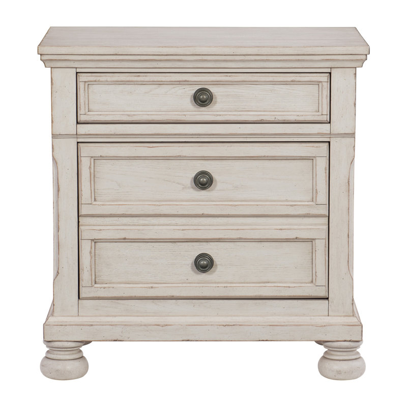 Table de chevet 1 pièce Transition, Antique White