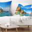 Coussin lombaire en mer seascape fantastique