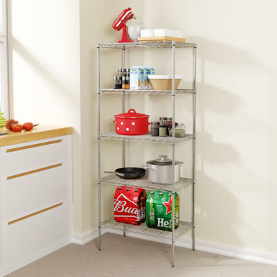 Courince 23.6'' W Metal Shelving Unit