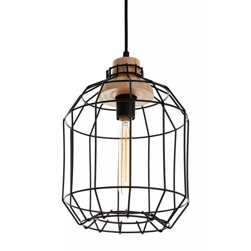 Larsen 1 - Light Geometric Pendant, Black