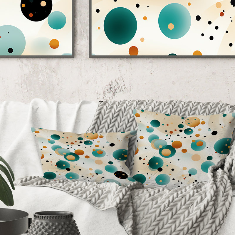 Motif à pois Bohème Flair, H 18 po x l 18 po