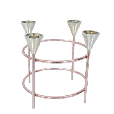 7.1'' H Aluminum Tabletop Candelabra