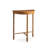 26.77" Brown Semi-Circle Solid + Manufactured Wood Console Table