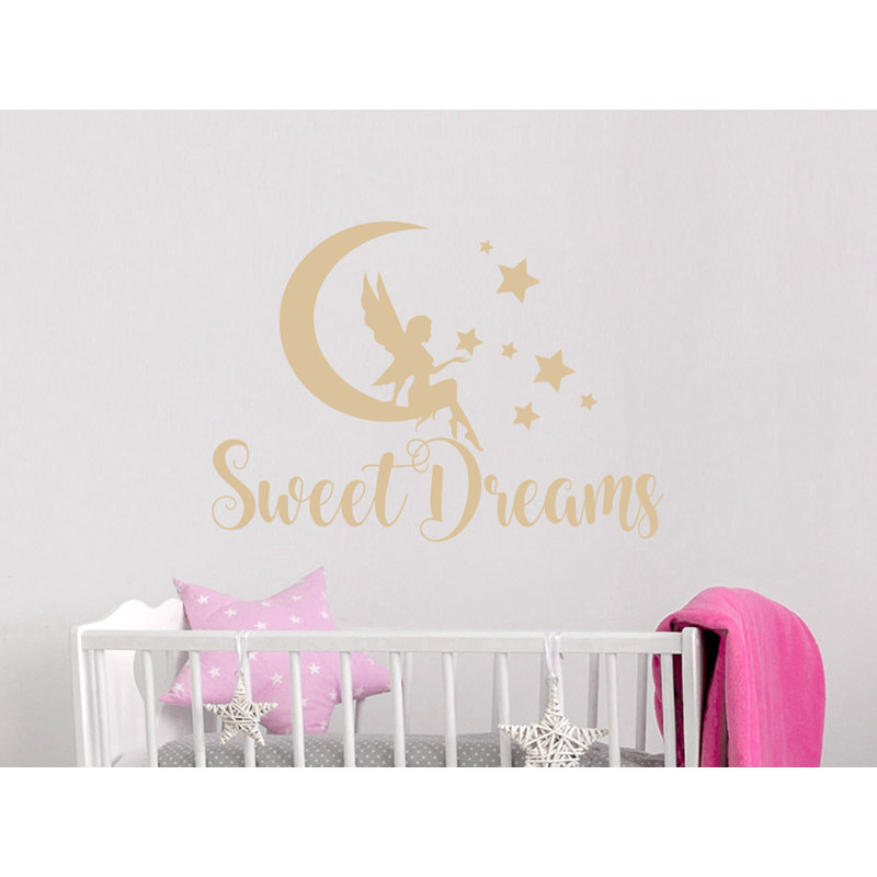 Décalcomanie murale lune rêves, Beige