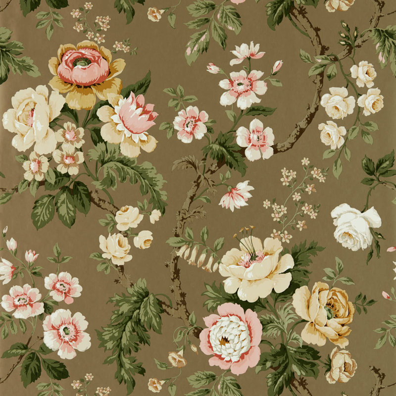 Hykenham 10.05m x 68.6cm Matte Wallpaper Roll, Metallic