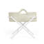 Nova Moses Basket & White Stand-112896293
