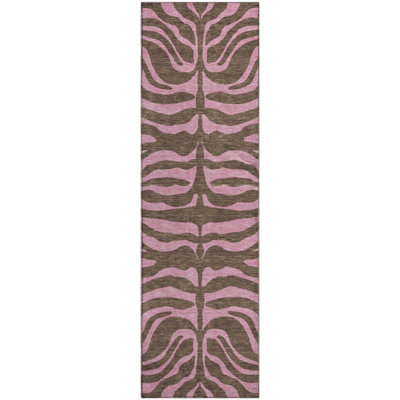 Premium Machine Washable Corum AMF1043 Animal Print Rug