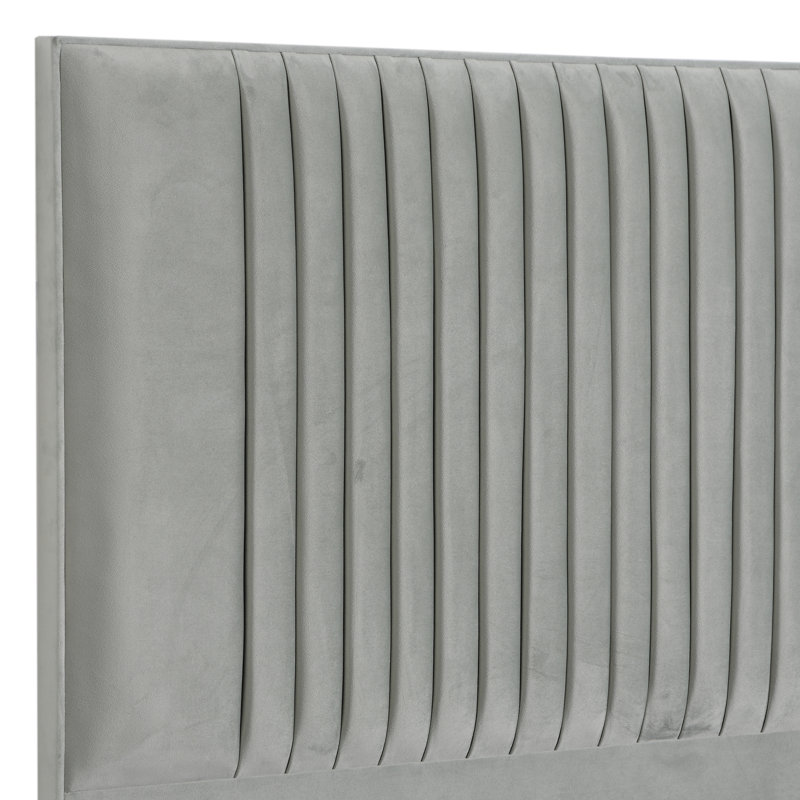 Rine Upholstered Headboard, Kingsize (5'), Velvet, Plush Sage