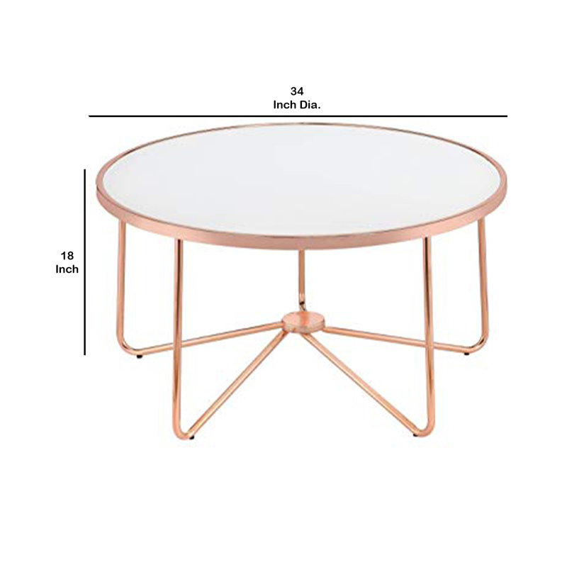 Geordi Coffee Table, White