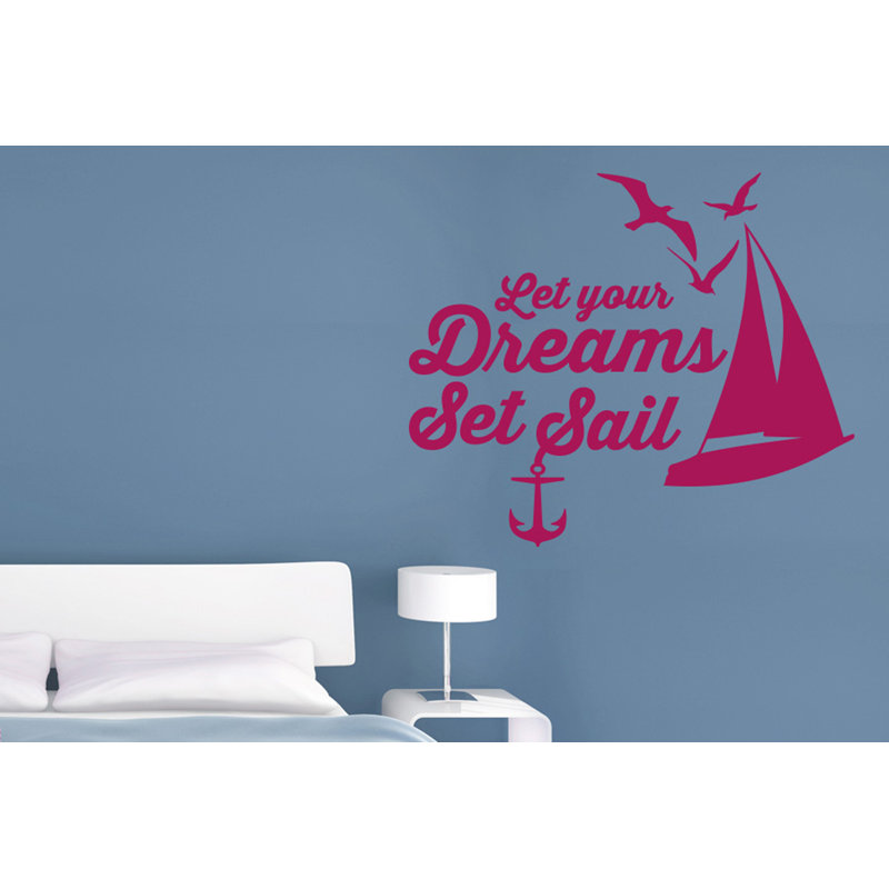 Nautical & Beach Wall Decal, Medium, Violet