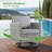 7 - Person Mostly No Assembly Required Patio Furniture Set with Swivel Rocker, Outdoor Wicker Rattan Sectional Seating Group with Cushions, All Weather Sofa Conversation Set with Fire Pit Table for Garden Backyard-1643042255