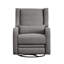  Fauteuil coulissant et inclinable électrique en tissu gris port-1269356498