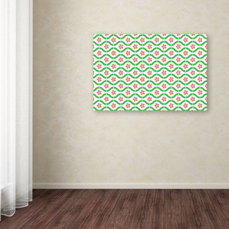 « printemps botaniques 3 », art sur toile, 16 po x 24 po