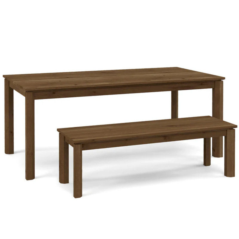 Rustic Oak Dining Bench