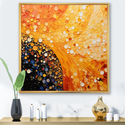 Fiery Fusion IV - Abstract Collages Canvas Prints