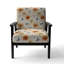 Fauteuil d'appoint rembourré Earthy Mandala