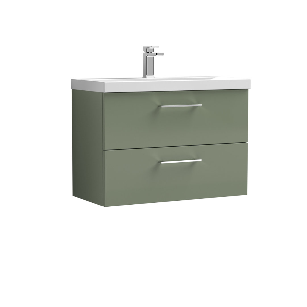 B&Q - 800 Wh 2-Drawer Vanity & Basin 1 - Image 2