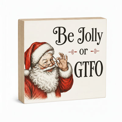 «Be Jolly» ou «GTFO», décoration de Noël amusante