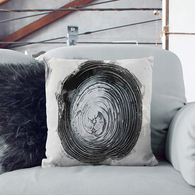 Square Cushion, 55cm H x 55cm W x 20cm D, Stone