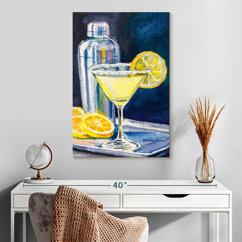 Yarlin Lemon Martini, 30" H x 20" W